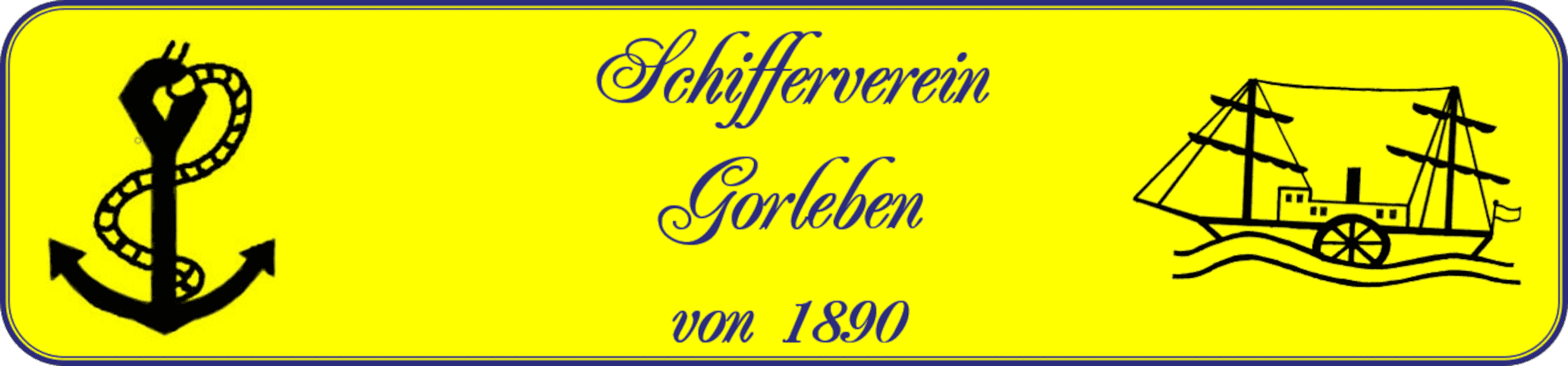 Logo des Schifferverein Gorleben von 1890