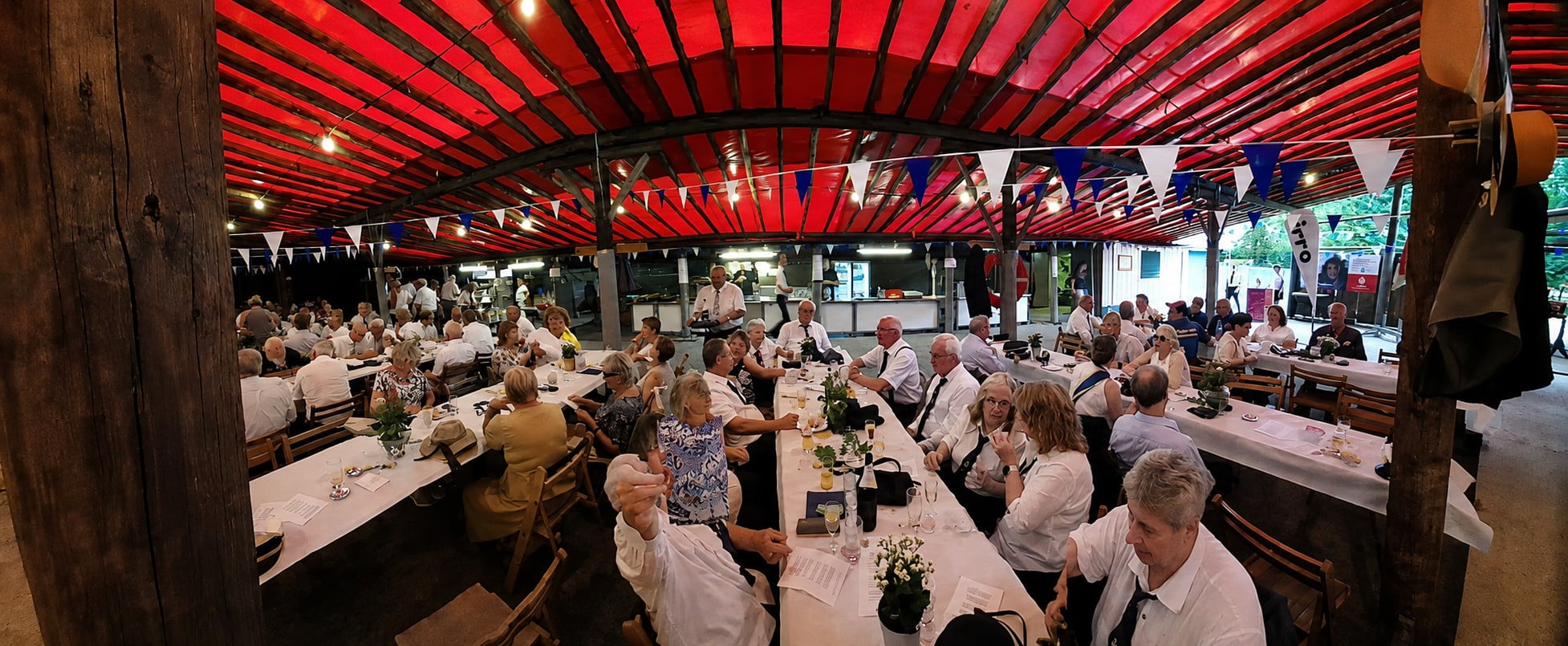 Panoramabild vom Kreisschiffertreffen Schnackenburg 2026